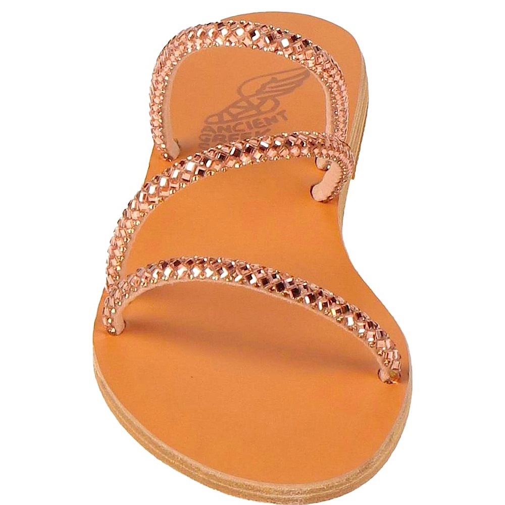 BNIB Ancient Greek Leather Polytimi Sandal, Rose Gold, Size 38/8 🔥